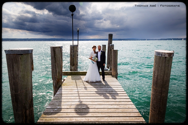 Eine wünderschöne Hochzeit bei einer tollen Lichtstimmung